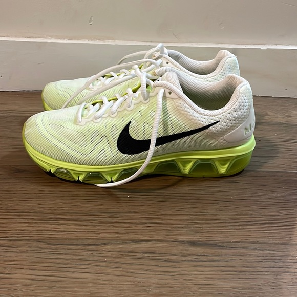 White and lime green Nike airmax - Picture 2 of 9